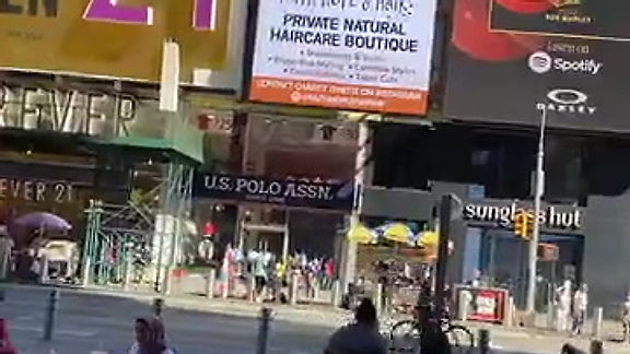 Faith, Hope & Hair Times Square Billboard Ad